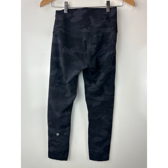 Lululemon Wunder Train High Rise Tight 23" W5CQNS Camo Leggings Women's Size 6 - Picture 9 of 11